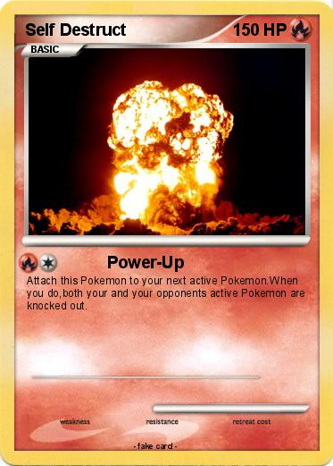 Pokemon Self Destruct