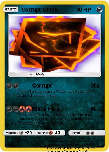 Pokemon Corrupt Glitch