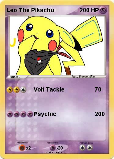 Pokemon Leo The Pikachu