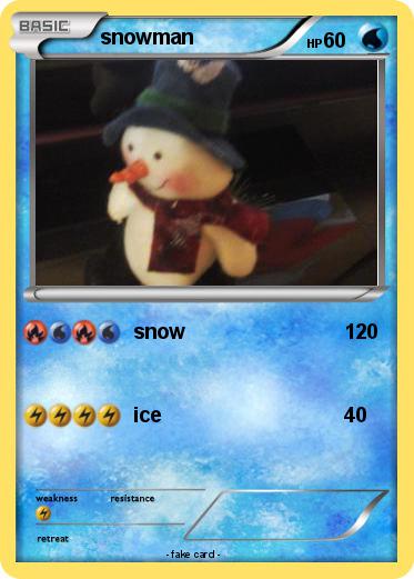 Pokemon snowman