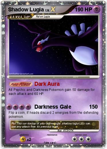 Pokemon Shadow Lugia
