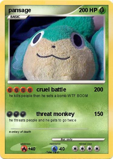 Pokemon pansage