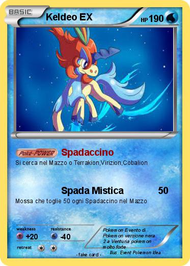 Pokemon Keldeo EX