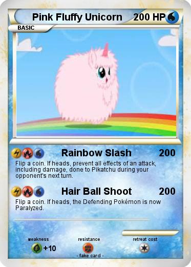 Pokemon Pink Fluffy Unicorn