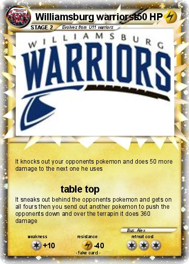 Pokemon Williamsburg warriorss