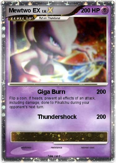 Pokemon Mewtwo EX