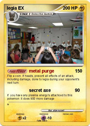 Pokemon legia EX