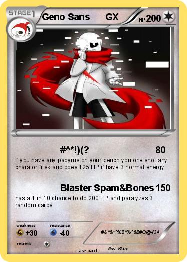 Pokemon Geno Sans      GX