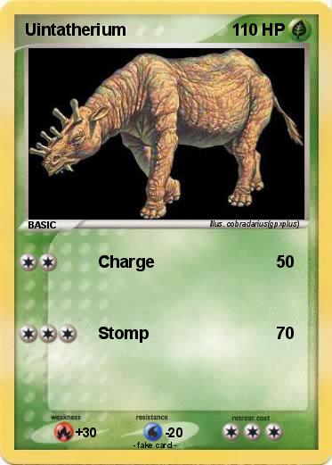 Pokemon Uintatherium