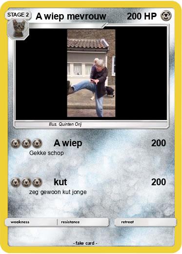 Pokemon A wiep mevrouw