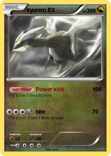 Pokemon kyurem EX