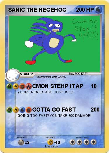 Pokemon SANIC THE HEGEHOG