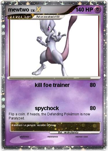 Pokemon mewtwo