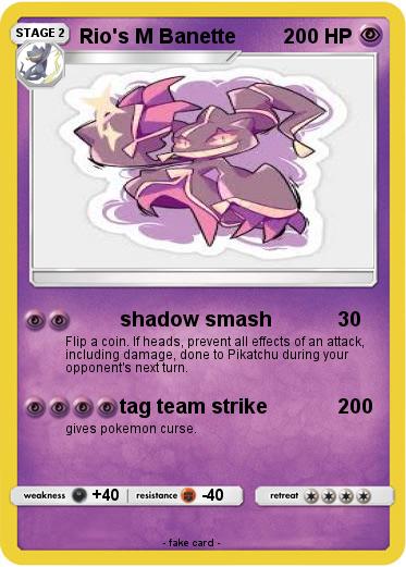 Pokemon Rio's M Banette