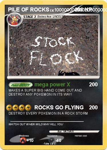 Pokemon PILE OF ROCKS Pokemon PILE OF ROCKS
