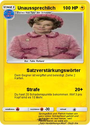 Pokemon Unaussprechlich