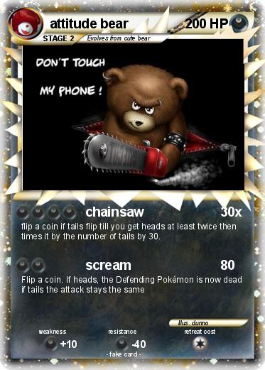 Pokemon attitude bear
