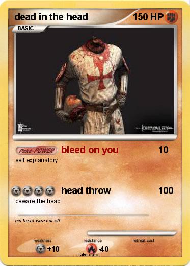 Pokemon dead in the head