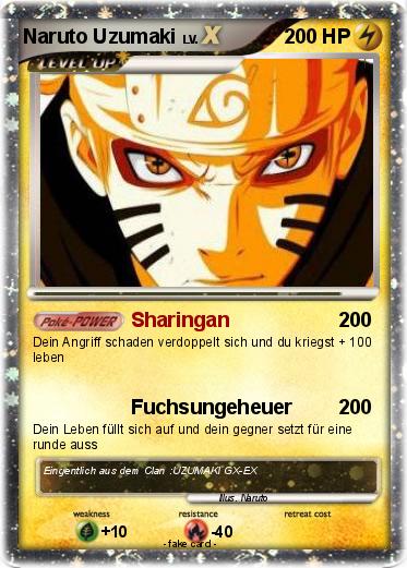 Pokemon Naruto Uzumaki