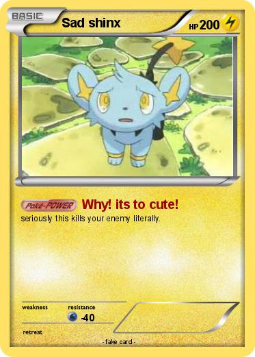 Pokemon Sad shinx
