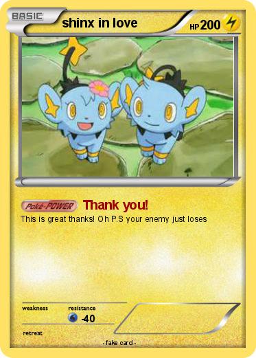 Pokemon shinx in love