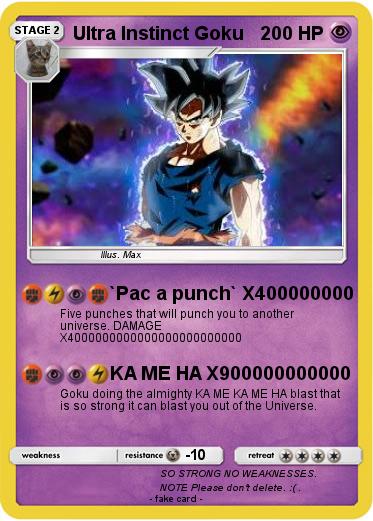 Pokemon Ultra Instinct Goku