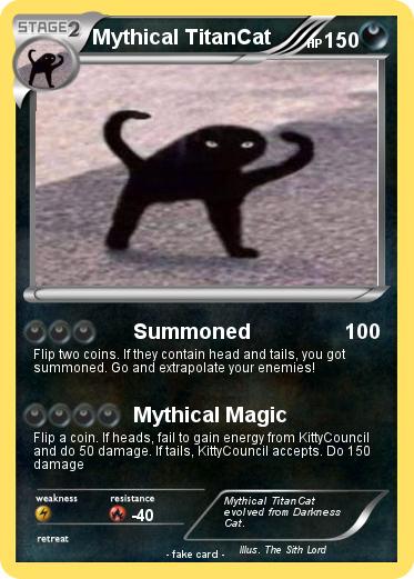 Pokemon Mythical TitanCat