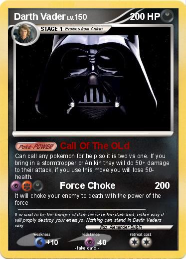 Pokemon Darth Vader