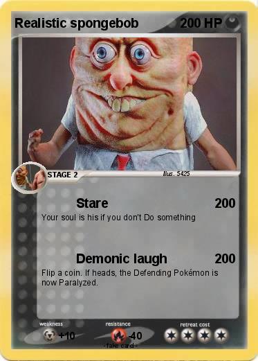 Pokemon Realistic spongebob Pokemon Realistic spongebob