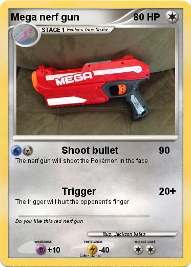 Pokemon Mega nerf gun