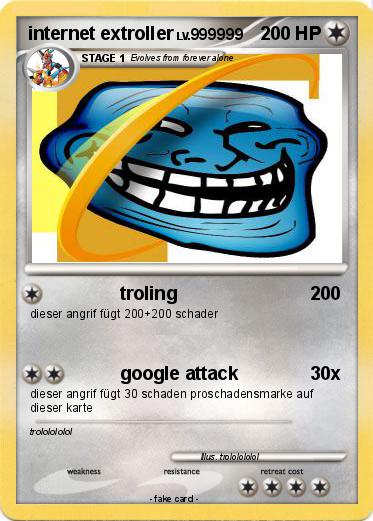 Pokemon internet extroller