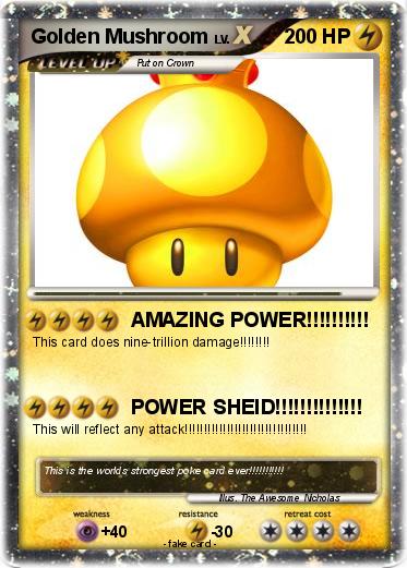 Pokemon Golden Mushroom