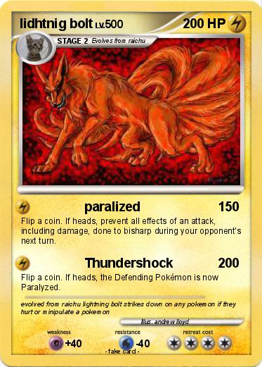 Pokemon lidhtnig bolt
