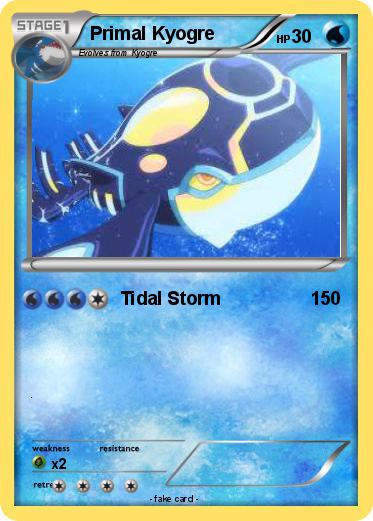 Pokemon Primal Kyogre