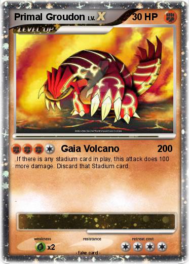 Pokemon Primal Groudon