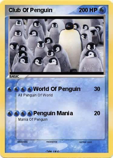 Pokemon Club Of Penguin