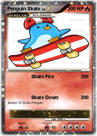 Pokemon Penguin Skate