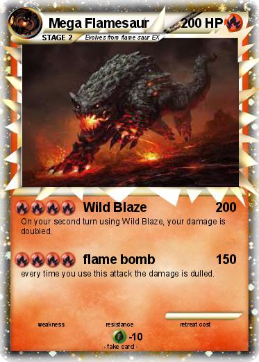 Pokemon Mega Flamesaur