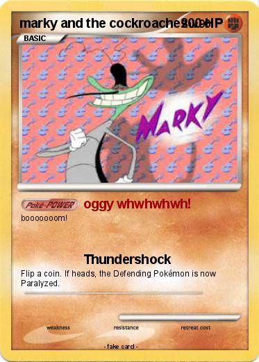 Pokemon marky and the cockroaches