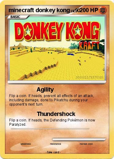Pokemon minecraft donkey kong