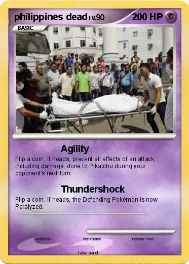 Pokemon philippines dead