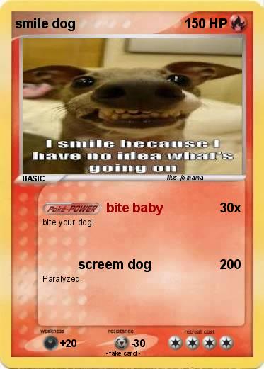 Pokemon smile dog