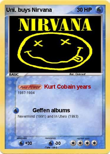 Pokemon Uni. buys Nirvana