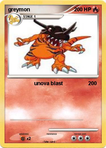 Pokemon greymon