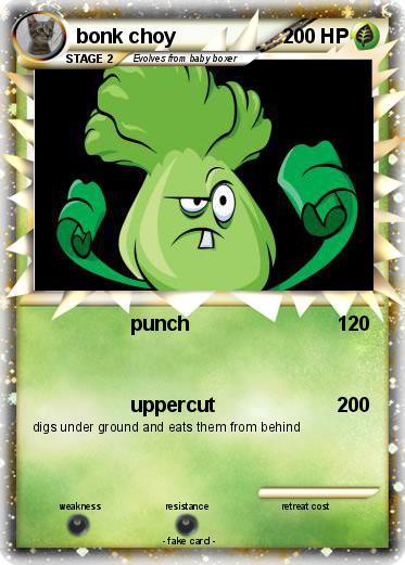 Pokemon bonk choy