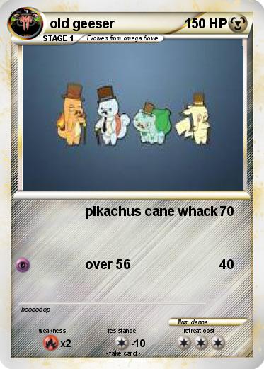 Pokemon old geeser