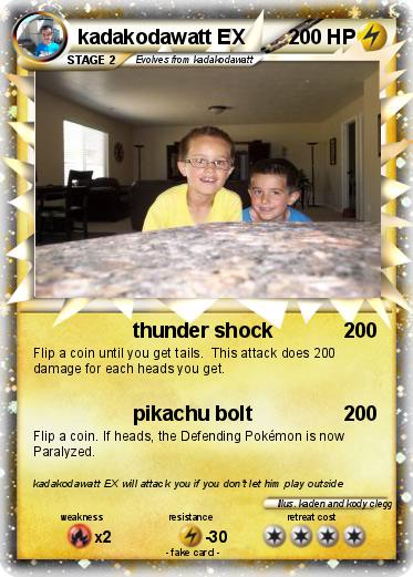 Pokemon kadakodawatt EX