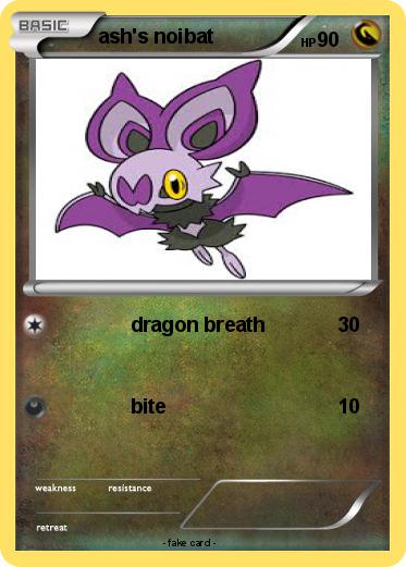 Pokemon ash's noibat
