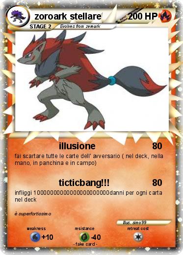 Pokemon zoroark stellare