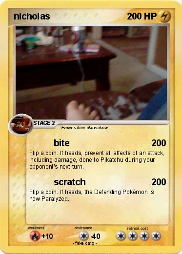 Pokemon nicholas